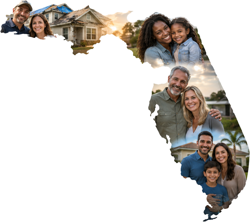 Florida homeowners and properties collage
